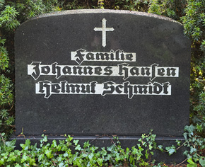 Grabanlage Familie Hansen/Schmidt