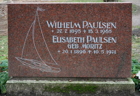 Grabstein Wilhelm und Elisabeth Paulsen